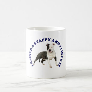 I Kissed a Staffy Coffee Mug