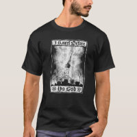 I kneel before no God Burning Church Satanic Witch