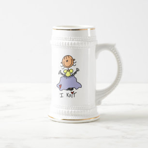 I Knit Beer Stein