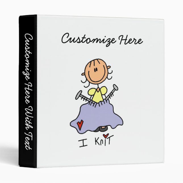 I Knit Binder (Front/Spine)