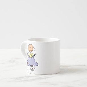 I Knit Espresso Cup