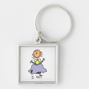 I Knit Keychain