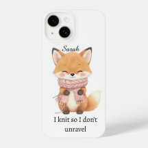 I knit so I don’t unravel iPhone 14 Case