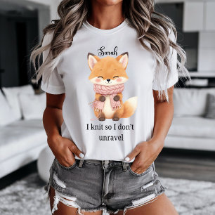 I Knit So I Don't Unravel T-Shirt