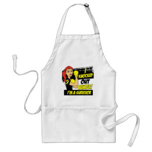 I Knocked Out Osteosarcoma Cancer Standard Apron