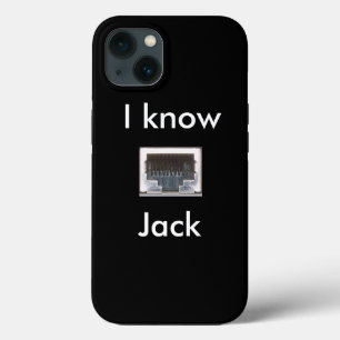 I Know Ethernet Network Jack iPhone 13 Case