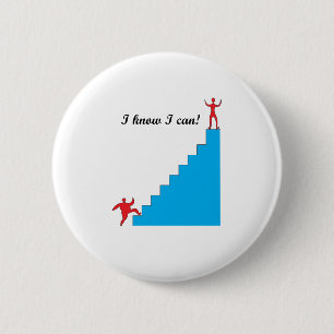 I know I can! 2 Inch Round Button