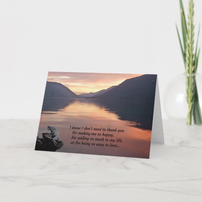 I know I don't need to thank you...Romance You Card (Front)