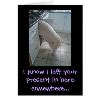 I know I left your present...