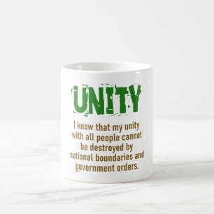 I Know That My Unity With All People - Unity Quote Coffee Mug