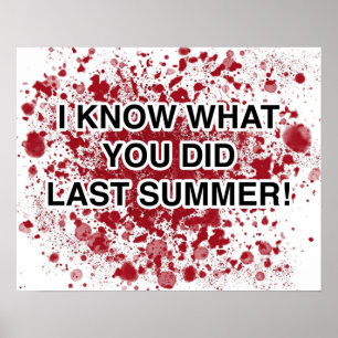 I Know What You Did Last Summer Poster