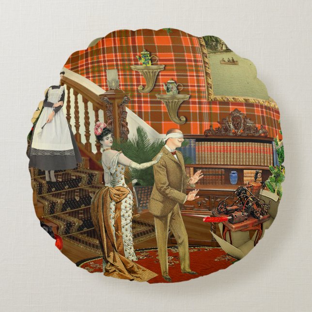 I Know What You Need Round Pillow (Front)
