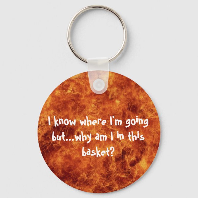 I know where I'm going Keychain (Front)