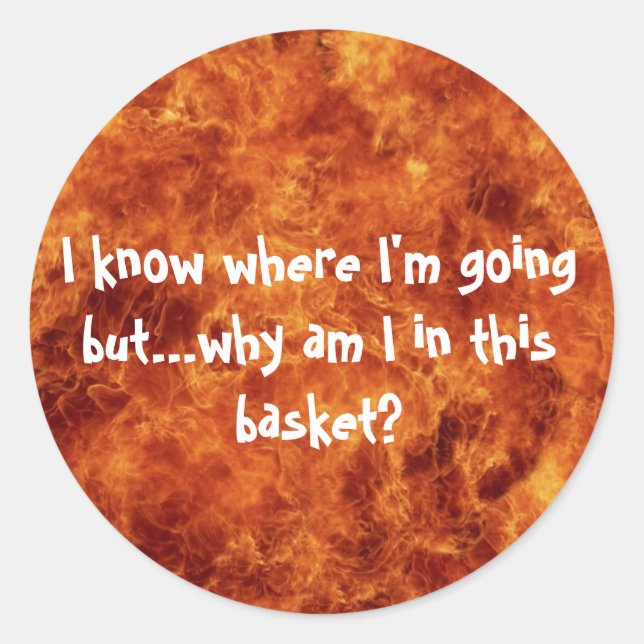 I know where I'm going Stickers (Front)