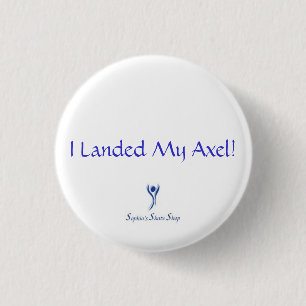 I Landed My Axel! Button