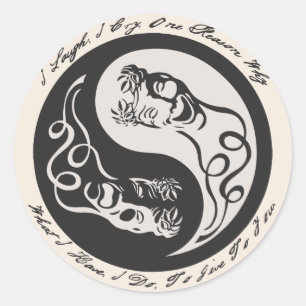 I Laugh I Cry Classic Round Sticker