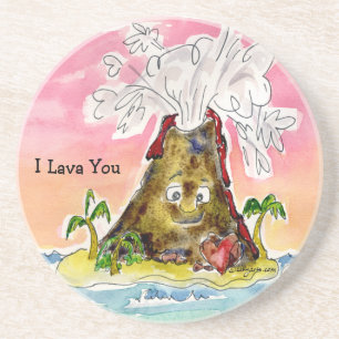 I Lava You Coaster