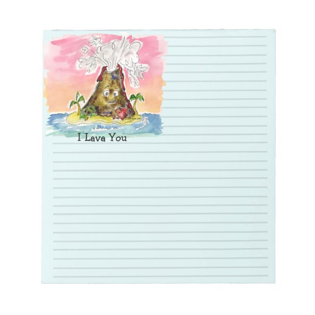 I Lava You Notepad (Front)
