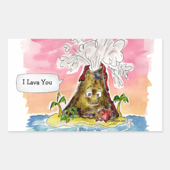 I Lava You Sticker (Front)