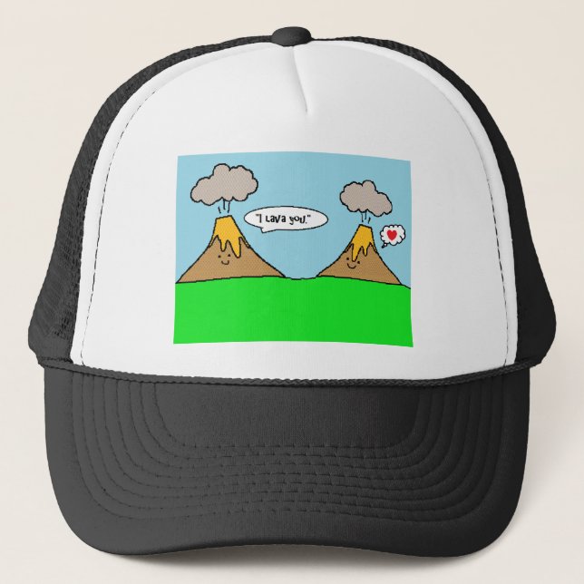 "I lava you!" Trucker Hat (Front)