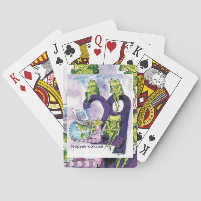 I LEAP, THEREFORE I AM PLAYING CARDS (Back)