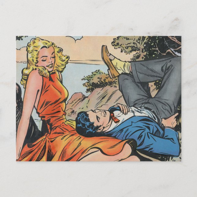 I Led a DOuble Life Postcard (Front)