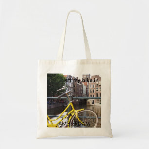 I left my bike in AMSTERDAM Tote Bag