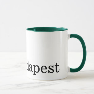 I left My heart  in Budapest Mug
