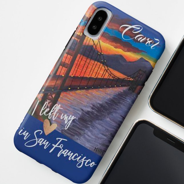 "I Left My Heart In San Francisco " Custom iPhone Case-Mate iPhone Case (Creator Uploaded)