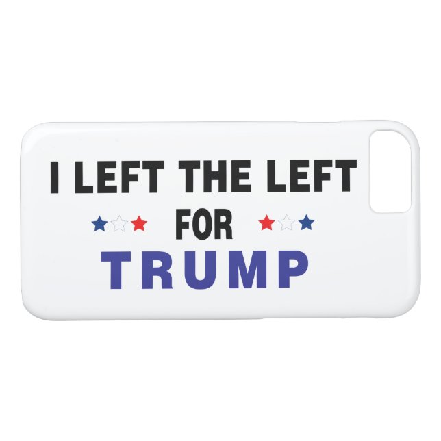 I Left The Left For Trump Case-Mate iPhone Case (Back (Horizontal))