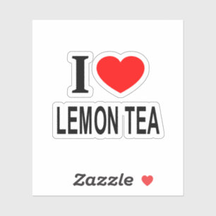I ❤️ LEMON TEA I LOVE LEMON TEA I HEART LEMO Vinyl