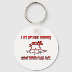 I let my mind wander keychain