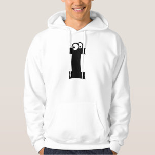I, letter with eyeballs hoodie
