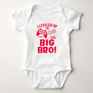 "I LEVELED UP TO BIG BRO! BABY BODYSUIT