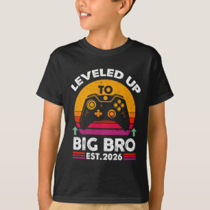 I Leveled Up To Big Brother 2026 Funny Big Bro Ann T-Shirt