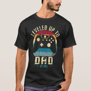 I Leveled up to Daddy 2023 Promoted To Dad Soon To T-Shirt