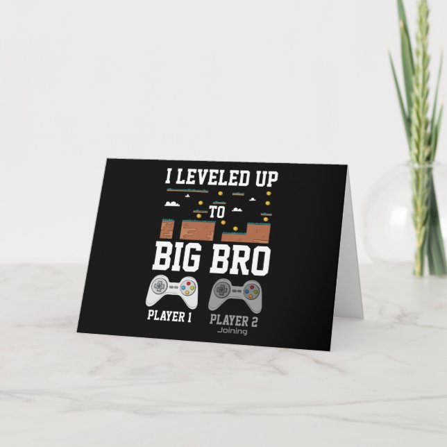 I levelled up to Big Bro!, Gamer new brother Card (Front)
