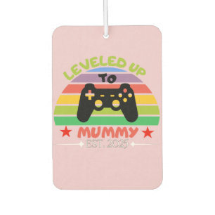 I Levelled Up To Mummy Funny Gamer Est. 2025 Women Air Freshener