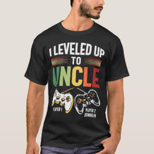 I Levelled Up To Uncle 2023 New Uncle Gamer Promot T-Shirt