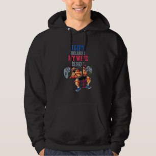 I Lift Because My Wife Is Hot Weightlifting Gym Hoodie