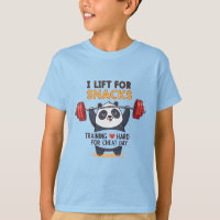 I Lift for Snacks – Funny Panda Gym Design for Fit