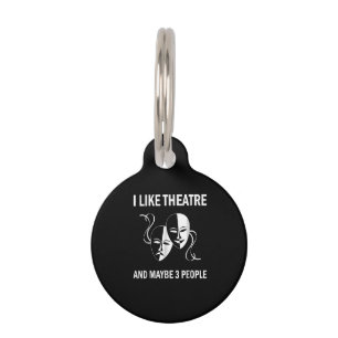 I Like Actress T Acting Acter Musical Actor Gift Pet Tag