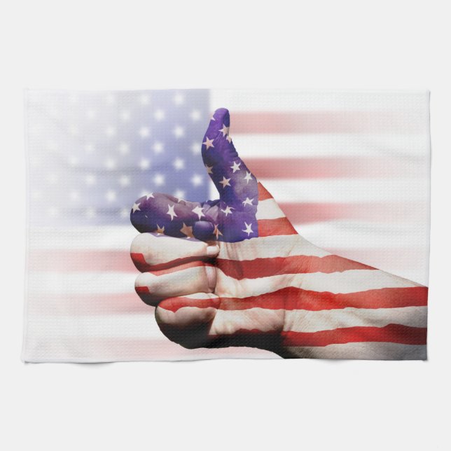 I 'LIKE' America Kitchen Towel (Horizontal)