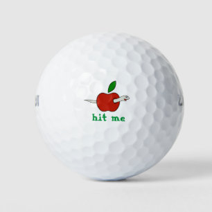 I LIKE APPLES GOLF BALLS