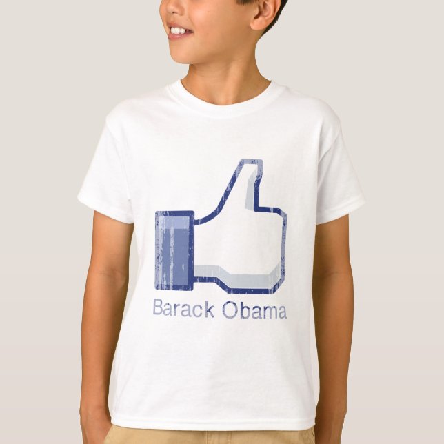 I LIKE BARACK OBAMA Vintage.png T-Shirt (Front)