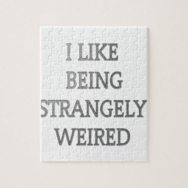 I like being strangely weird .png jigsaw puzzle (Vertical)
