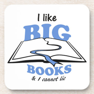 I like Big Books Coaster