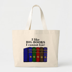 I Like Big Books I cannot Lie tote bag