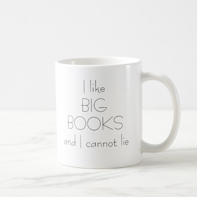 I Like Big Books Mug (Right)