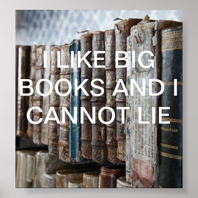 I like big books poster (Front)